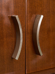 Nicole Miller Italian High-Gloss Stacked Lacquer Cabinet