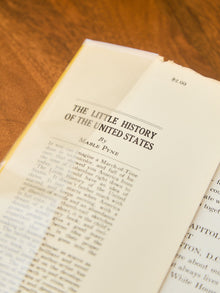 The Little History of the United States by Mable Pyne HC DJ 1940