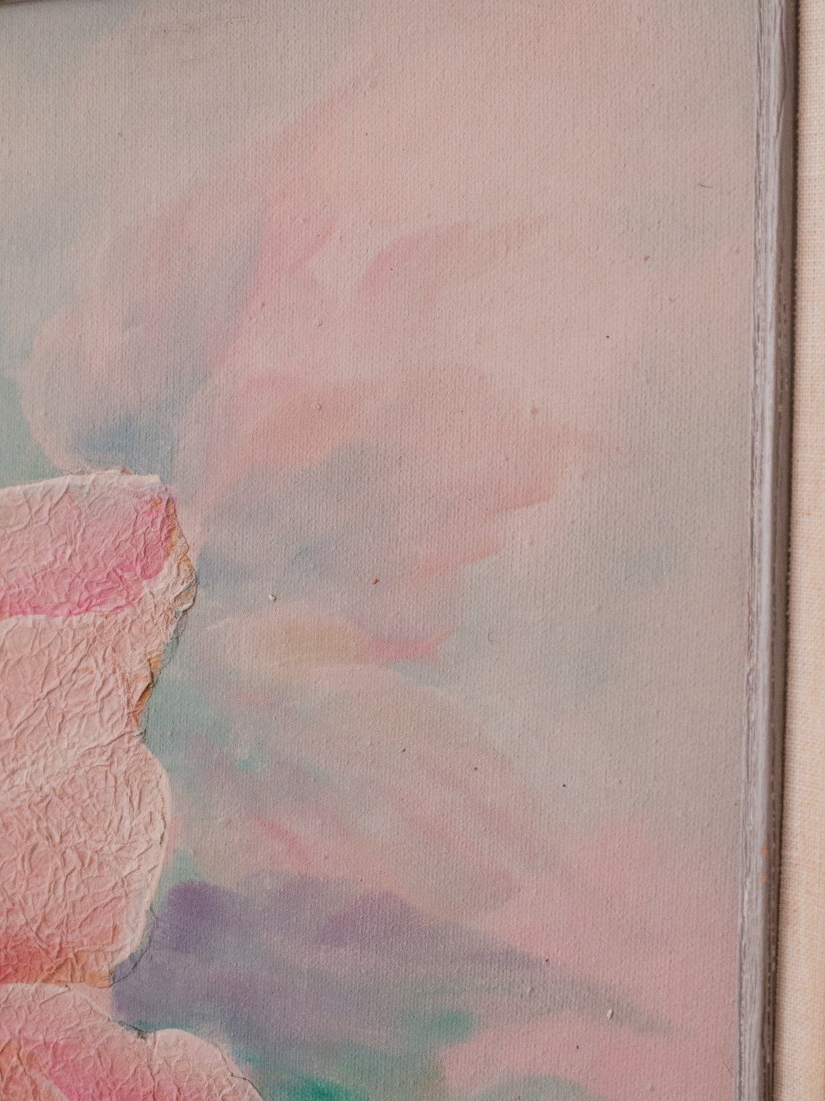 80’s Painting Flowers Signed