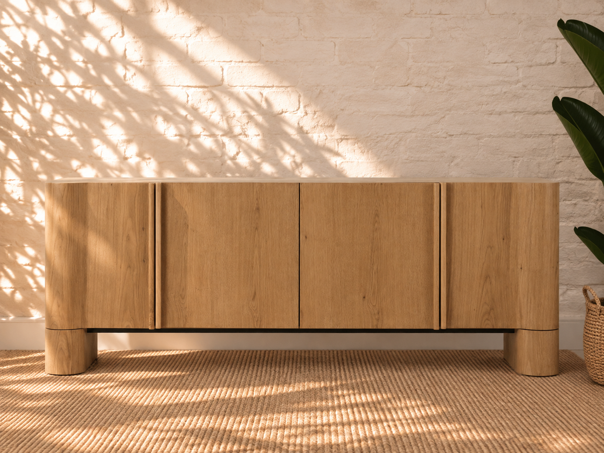 Sadie Natural Oak Credenza