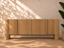 Sadie Natural Oak Credenza