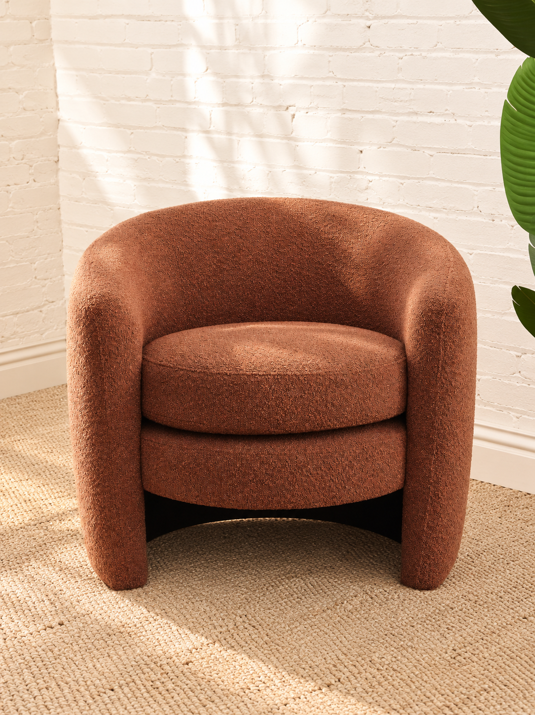 Sienna Lounge Chair in Burnt Orange