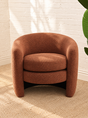Sienna Lounge Chair in Burnt Orange