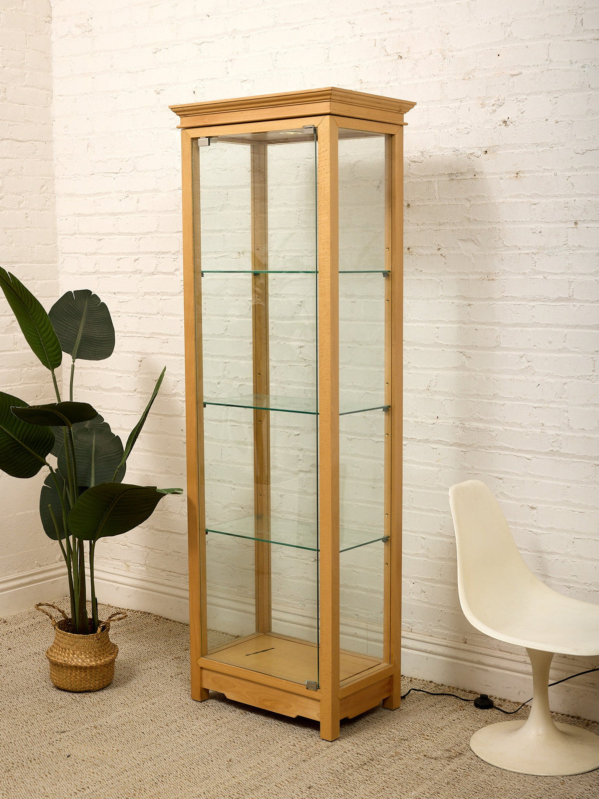 Maple Curio Cabinet