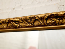 Large Vintage Gold Giltwood Rectangular Wall Mirror