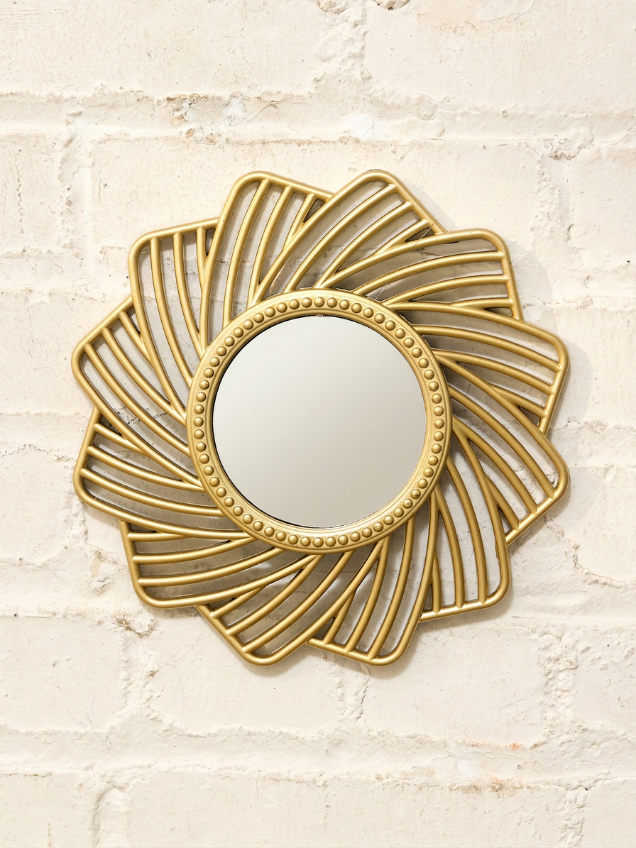 Wave Sunburst Mirror