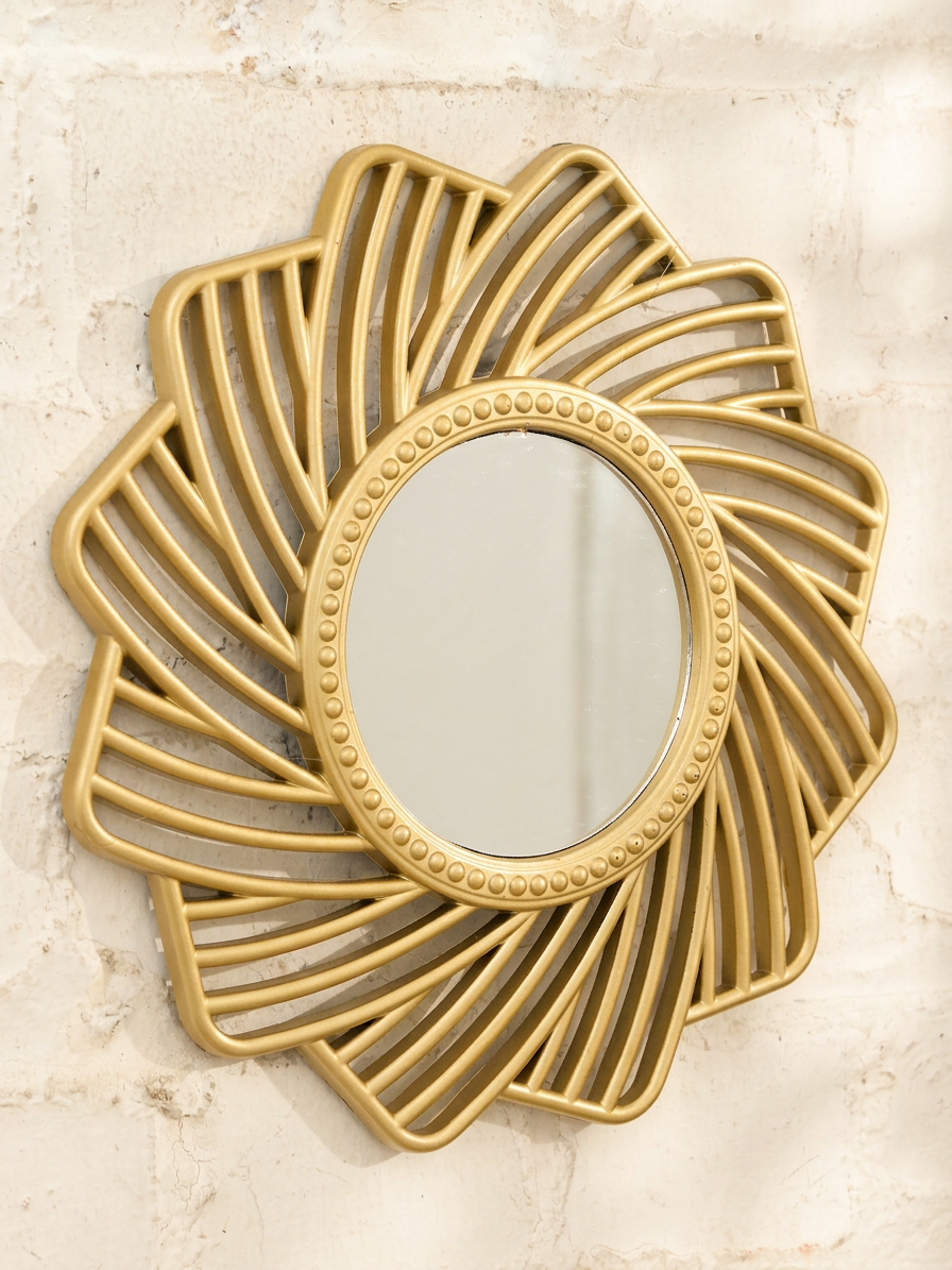 Wave Sunburst Mirror