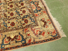 Vintage Hand-Knotted Silk Rug with Allover Herati Pattern
