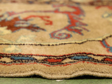 Vintage Hand-Knotted Silk Rug with Allover Herati Pattern