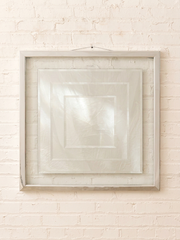 Vintage Hollywood Regency Layered Beveled Mirror