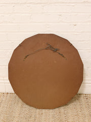 Vintage Art Deco Frameless Beveled Octagonal Wall Mirror