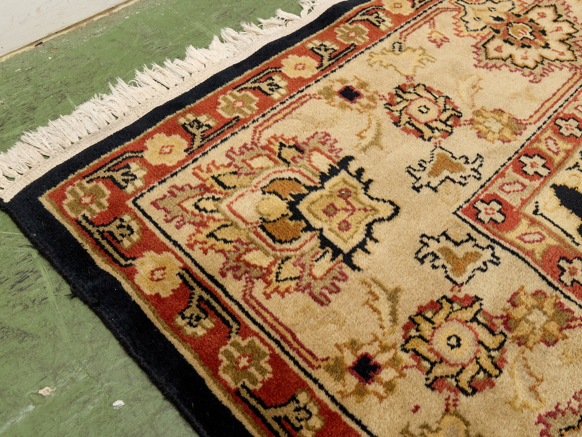 Vintage Tabriz Heriz Persian Area Rug