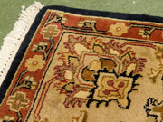 Vintage Tabriz Heriz Persian Area Rug