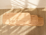 Handmade Los Angeles Three-Tier Pine Display Shelf