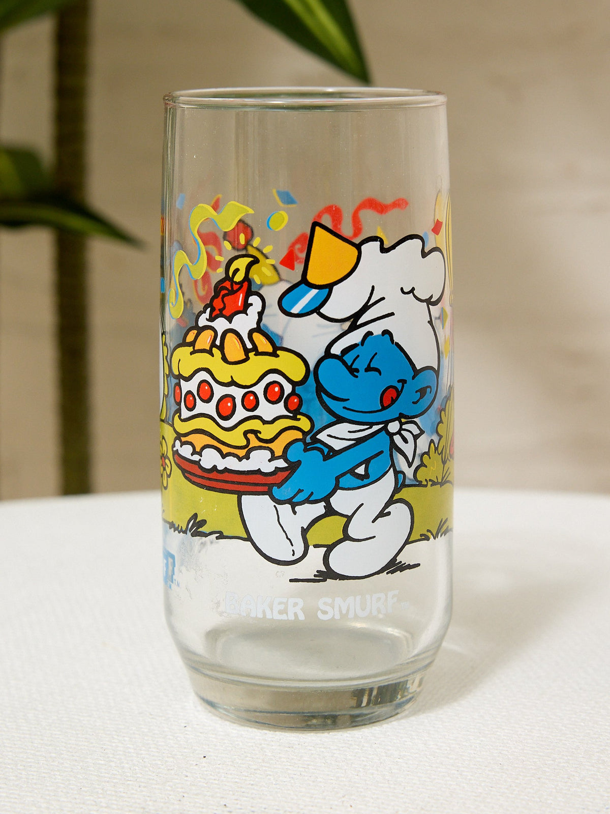 Pair of Vintage Smurfs Cartoon Character Glasses