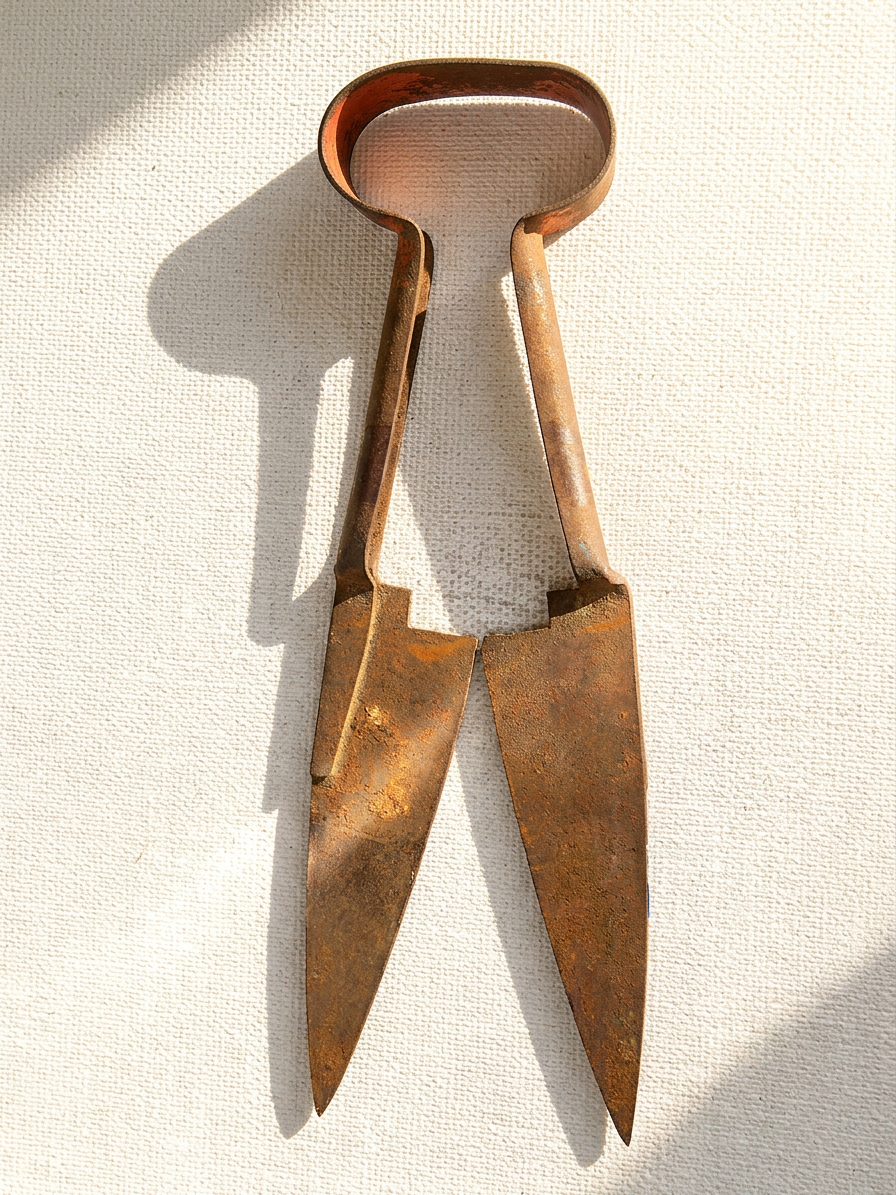 Antique Primitive Sheep Shears Farm Tool