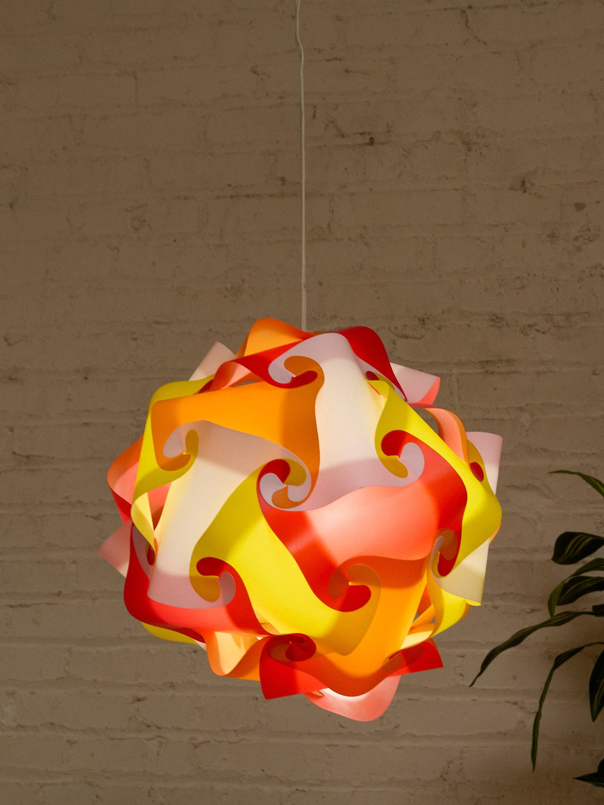 Vintage Colorful Origami-Style Lantern Ceiling Lamp