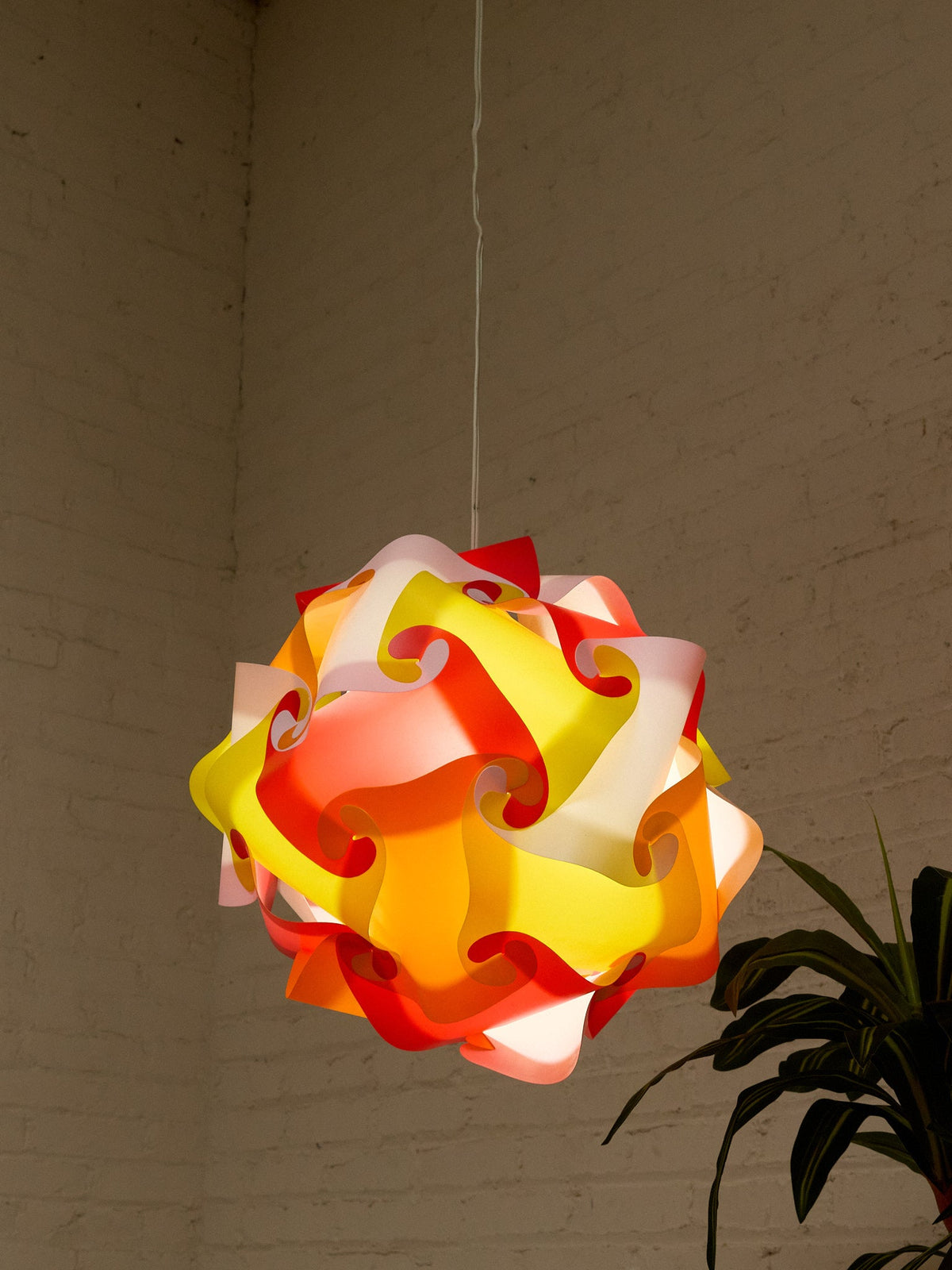 Vintage Colorful Origami-Style Lantern Ceiling Lamp