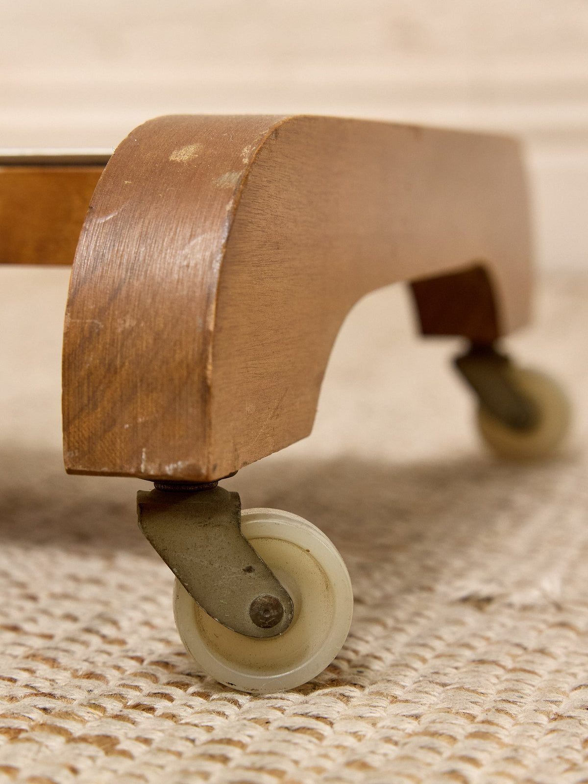 Vintage Wooden Gentleman’s Valet Stand with Accessory Tray