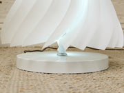 Vintage Sculptural White Wave Floor Lamp