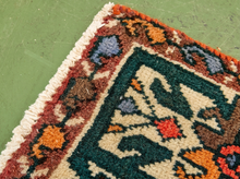 Vintage Geometric Panel Pattern Area Rug