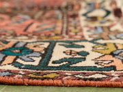 Vintage Geometric Panel Pattern Area Rug