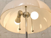 Vintage White Sculptural Dome Table Lamp