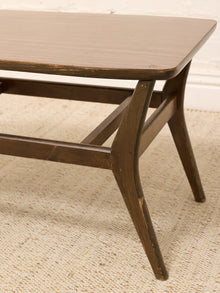 Vintage Formica Top Wood Coffee Table