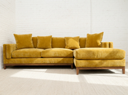Lisette Sofa with Chaise in Sacramento Honey