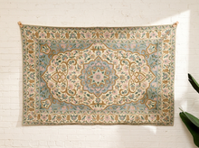 Vintage Floral Needlepoint Tapestry