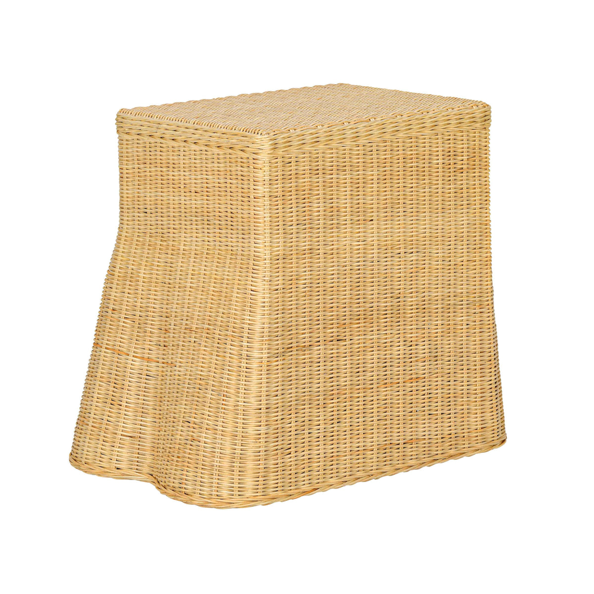 Pentra 25" Natural Rattan Nightstand With Drawer