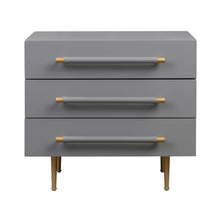 Trident 28" 3-Drawer Nightstand