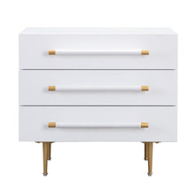 Trident 28" 3-Drawer Nightstand