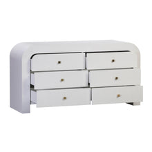 Hump 62" Arched 6-Drawer Dresser