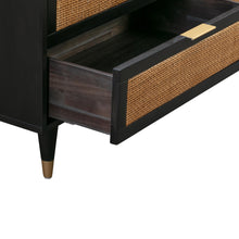 Sierra 60" Cane 6-Drawer Dresser