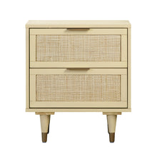 Sierra 22" Cane 2-Drawer Nightstand
