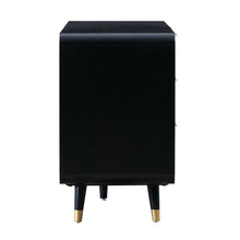 Christine 62" Black 6-Drawer Dresser