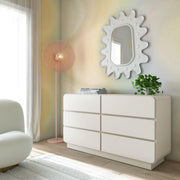 Sagura 56" 6-Drawer Dresser