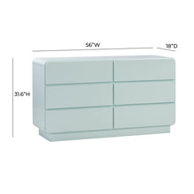 Sagura 56" 6-Drawer Dresser
