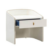 Collins 22" Lacquer Nightstand With Drawer