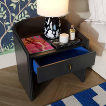Collins 22" Lacquer Nightstand With Drawer