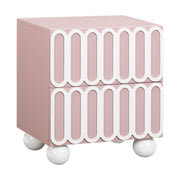 Tori 23" Motif 2-Drawer Nightstand