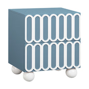 Tori 23" Motif 2-Drawer Nightstand