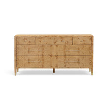 Brandyss 62" Burl 7-Drawer Dresser