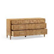 Brandyss 62" Burl 7-Drawer Dresser