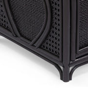 Tina 27" Rattan Nightstand With Storage