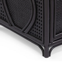 Tina 27" Rattan Nightstand With Storage