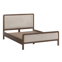 Hella Contract-Grade Velvet and Ash Wood Bed