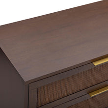 Sierra 60" Cane 6-Drawer Dresser