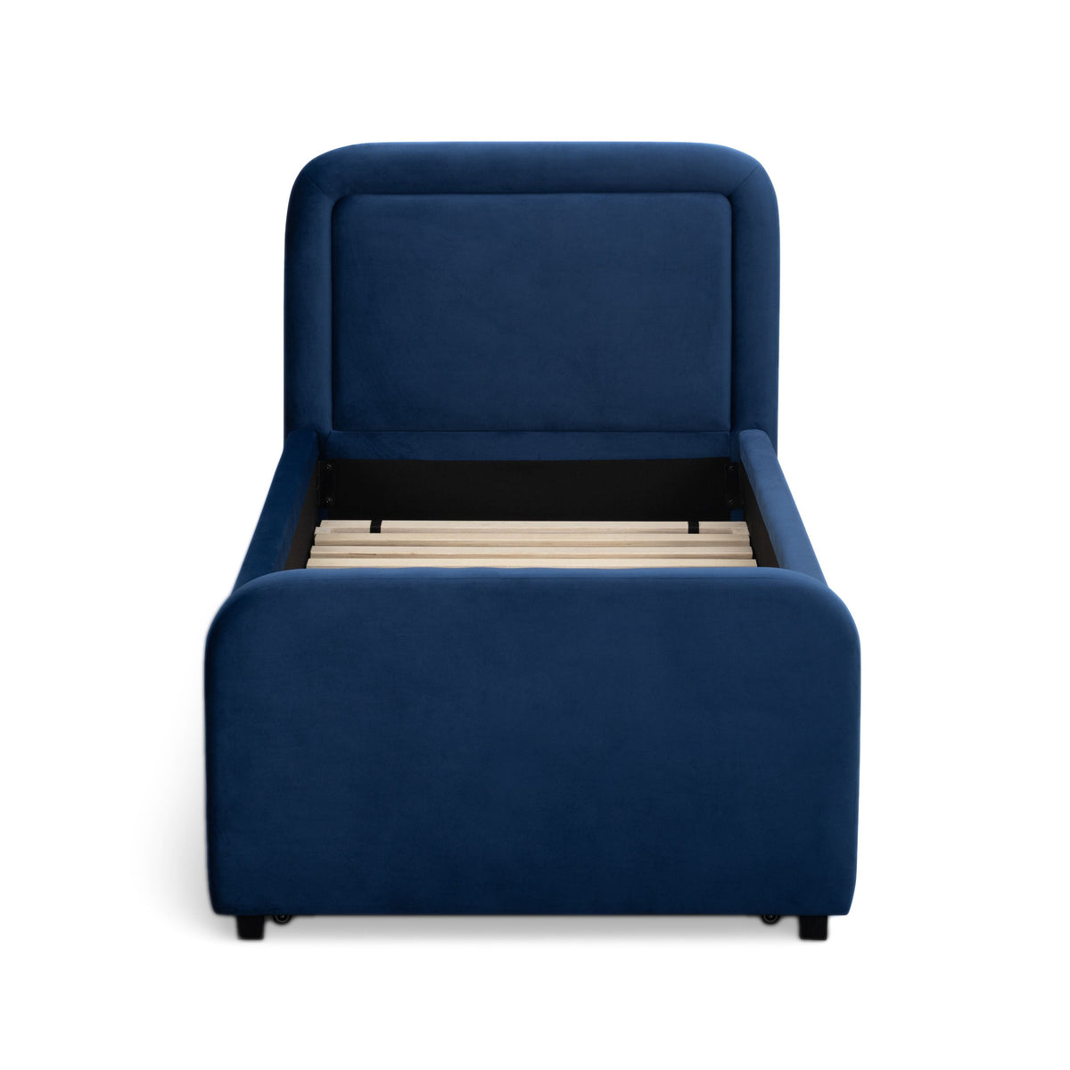 Briella Performance Velvet Trundle Bed in Twin